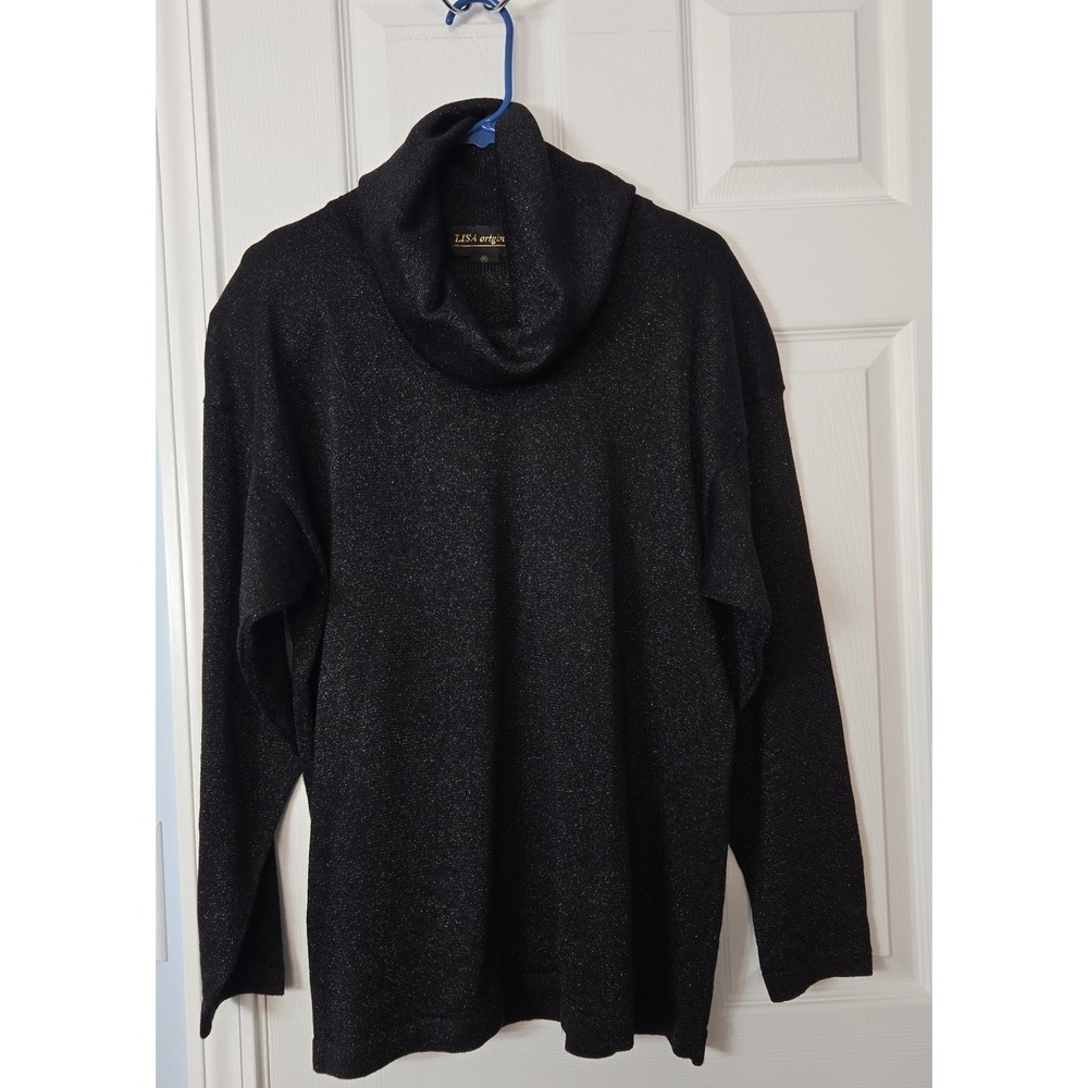 Lisa Originals Womans Long Sleeve Turtlneck Sweater Size Medium